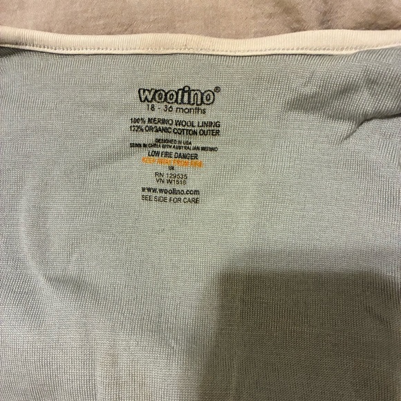 18-36mo Woolino 4season sleep sack with feet - Picture 5 of 5